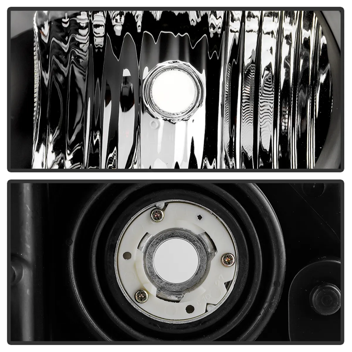 0507 Grand Cherokee Headlights With LED Light Bar Black product image