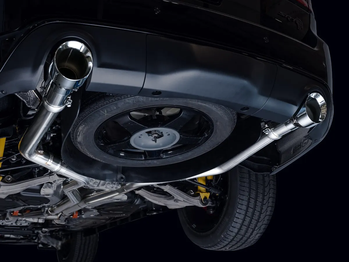 AWE Touring Edition Exhaust for Dodge Durango 6.4 / 6.2 SC - Chrome Silver Tips product image