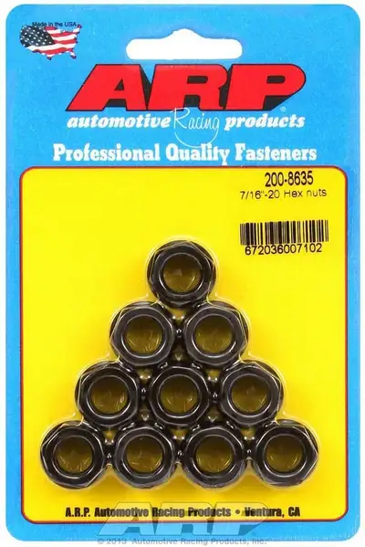 ARP Auto Racing Hex Nuts - 7/16-20 (10)
