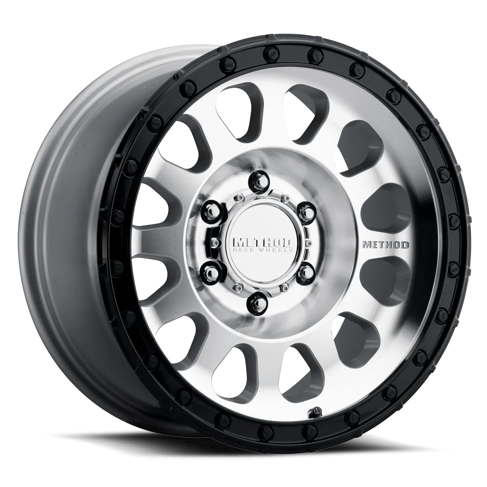 Method Race Wheels MR315 17x9 -12mm Offset 5x5 71.5mm Centerbore Machined - Gloss Black Lip MR315790501612N product image
