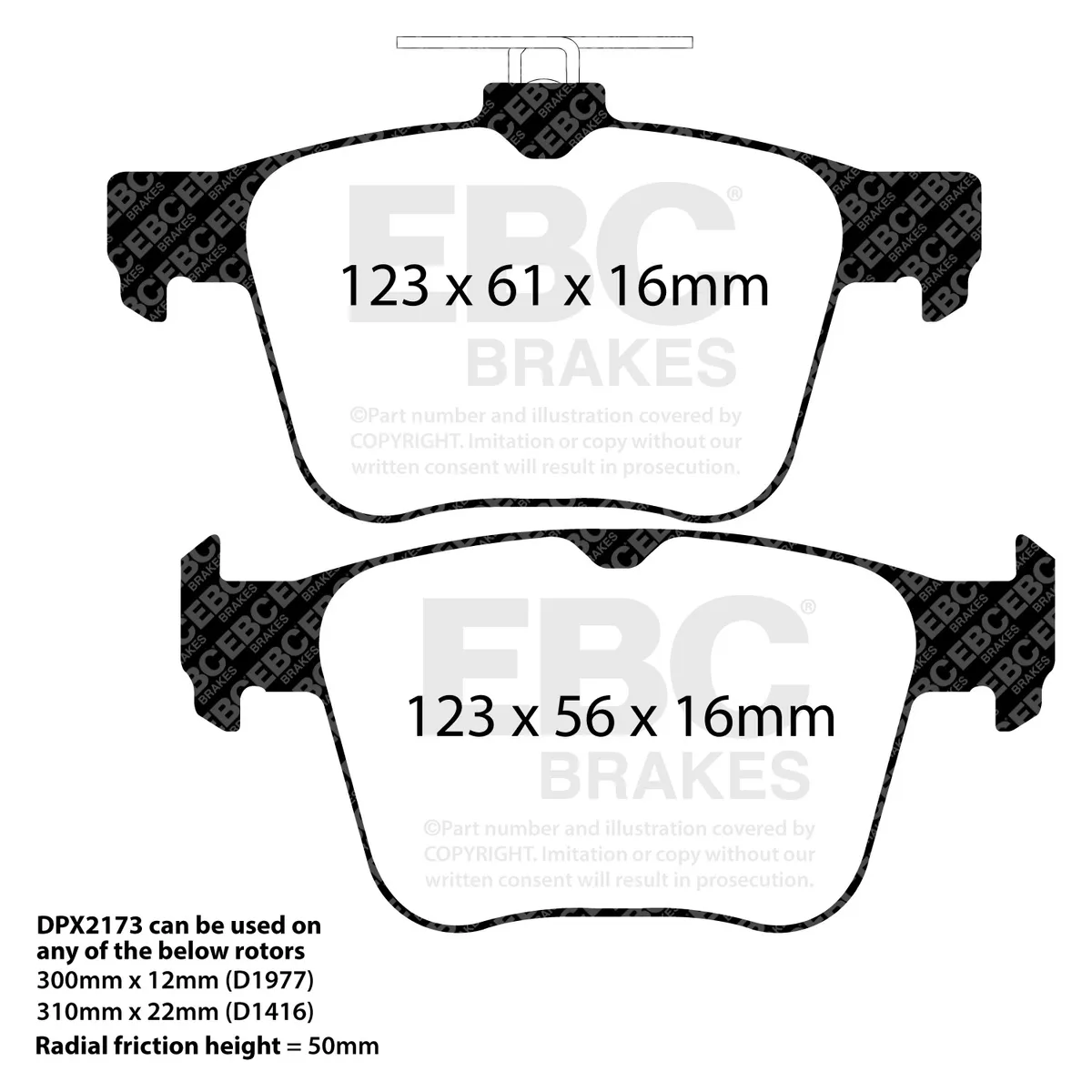 Racing Pad and Disc Rotor Full Kit; Set Of Bluestuff Brake Pads/Pair 2-Piece Fully-Floating Brake Discs; product image