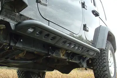 LoD Offroad JK Signature Series Frame Mounted 4 Door Rocksliders (Black Powder Coated)