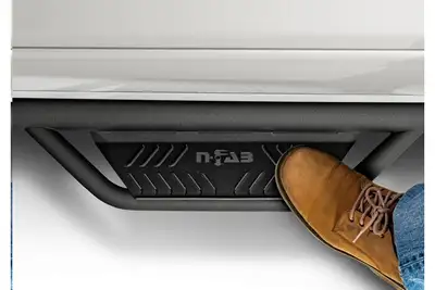 N-Fab 18c Wrangler JL 4 Door SUV Srw Podium lg Full Length Step System/Gear Textured Black