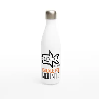 GateKeeper Off-Road GateKeeper Off-Road KP White 17oz Stainless Steel Water Bottle