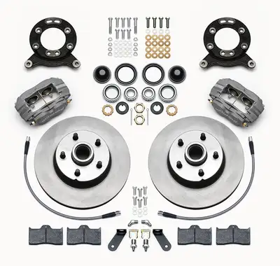 Wilwood Brakes Wilwood FDL-M Front Kit 11.30in 1 PC RotorandHub-Drill 1970-1973 Mustang Disc and Drum Spindle