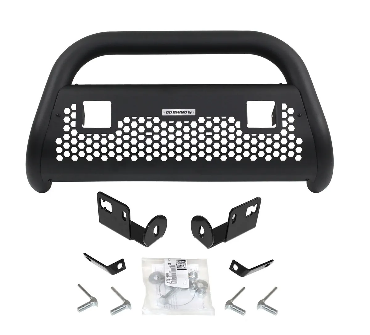 Go Rhino RealTruck (Go Rhino) RC2 LR - 2 lights - Complete kit: Front guard + Brackets 2016-2023 Toyota Tacoma