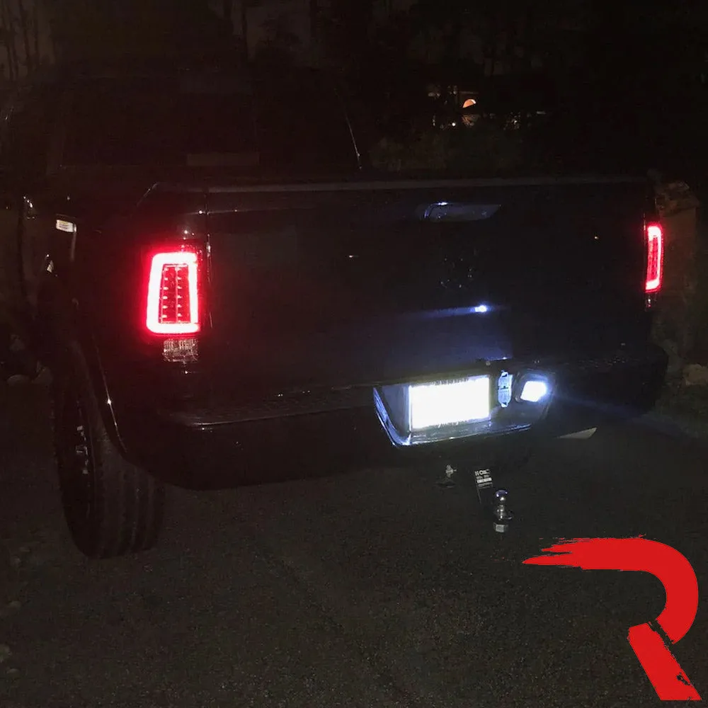 Dodge 09-18 RAM 1500 And 10-18 RAM 25003500 Oled Tail Lights Replaces Factory OEM Halogen Tail Lights - Smoked Lens product image