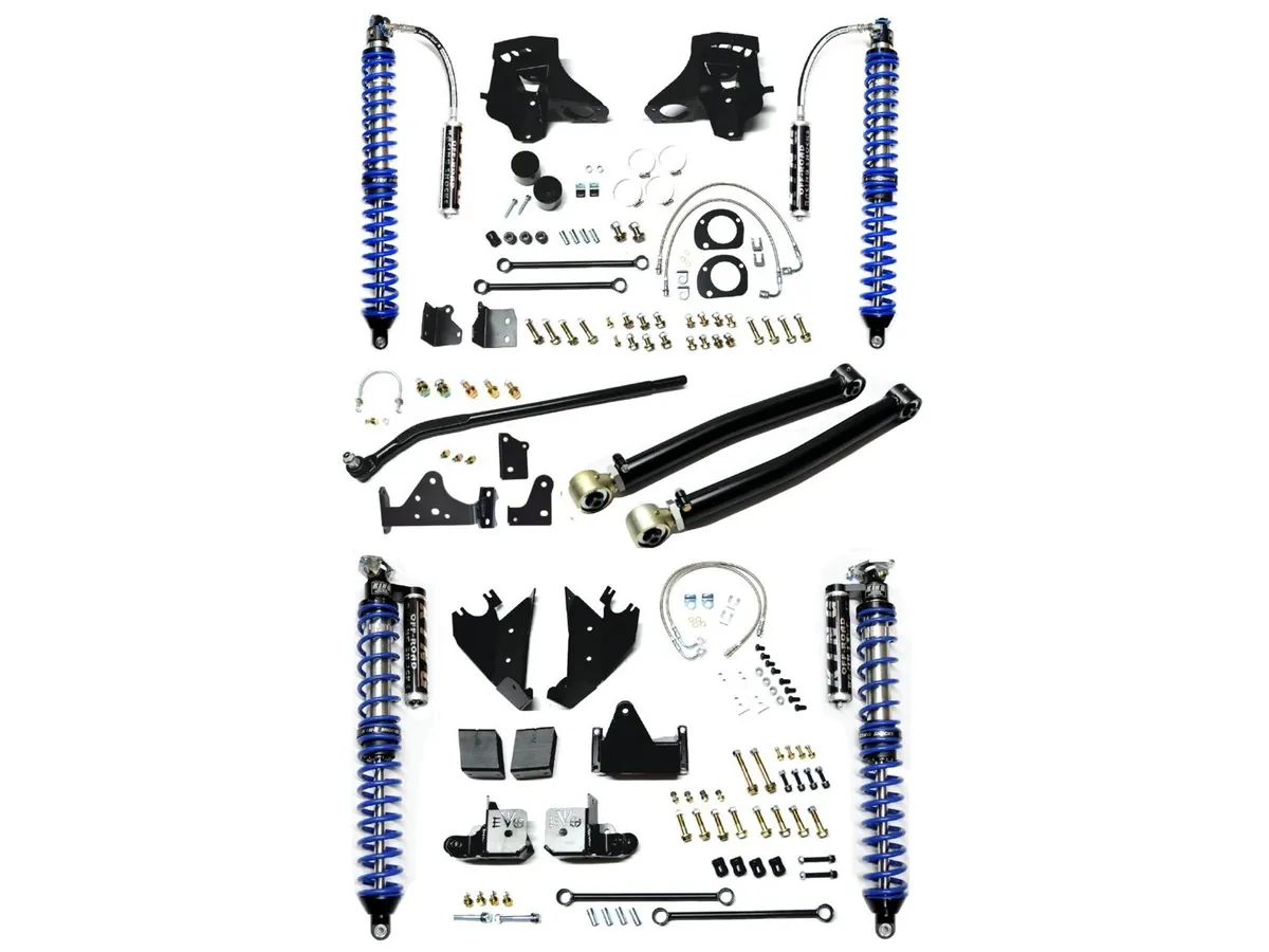 JK Jku EVO 3-5 Inch Lift King Coilover Conversion Enforcer Pro ( Black ) Jeep Wrangler 2 Door & 4 Door 2007-2018 product image