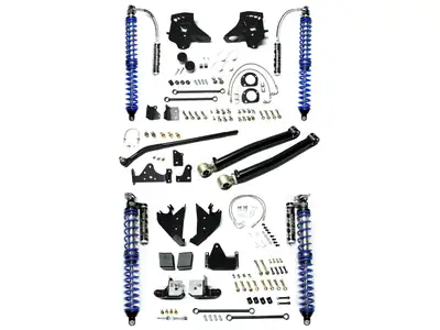 EVO Manufacturing JK Jku EVO 3-5 Inch Lift King Coilover Conversion Enforcer Pro ( Black ) Jeep Wrangler 2 Door & 4 Door 2007-2018