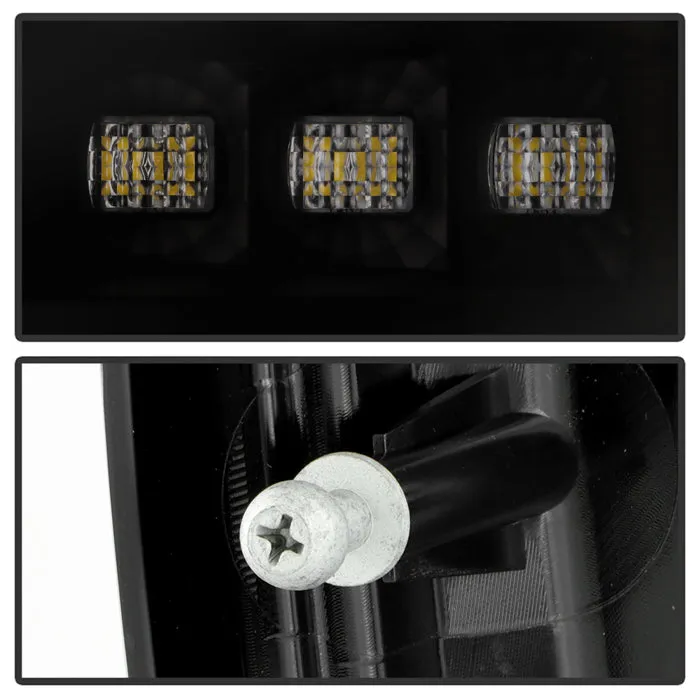 ( Spyder ) Jeep Grand Cherokee 99-04 Light Bar LED Tail Lights Version 3 - Black Smoke product image