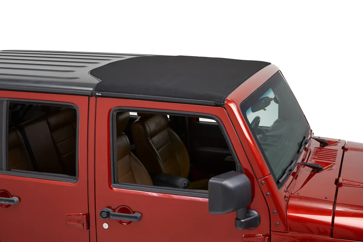 Jeep Wrangler Soft Top Sunrider for Hardtop For Jeep 2007-2018 Wrangler JK Black Premium Twill Bestop product image