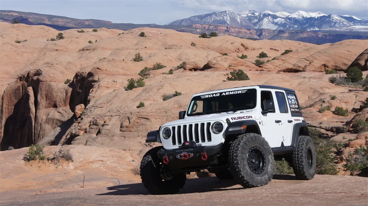 18c Wrangler/20c Gladiator Stealth Front Mid Width Winch Bumper Texture Black Lights Sold Sep product image