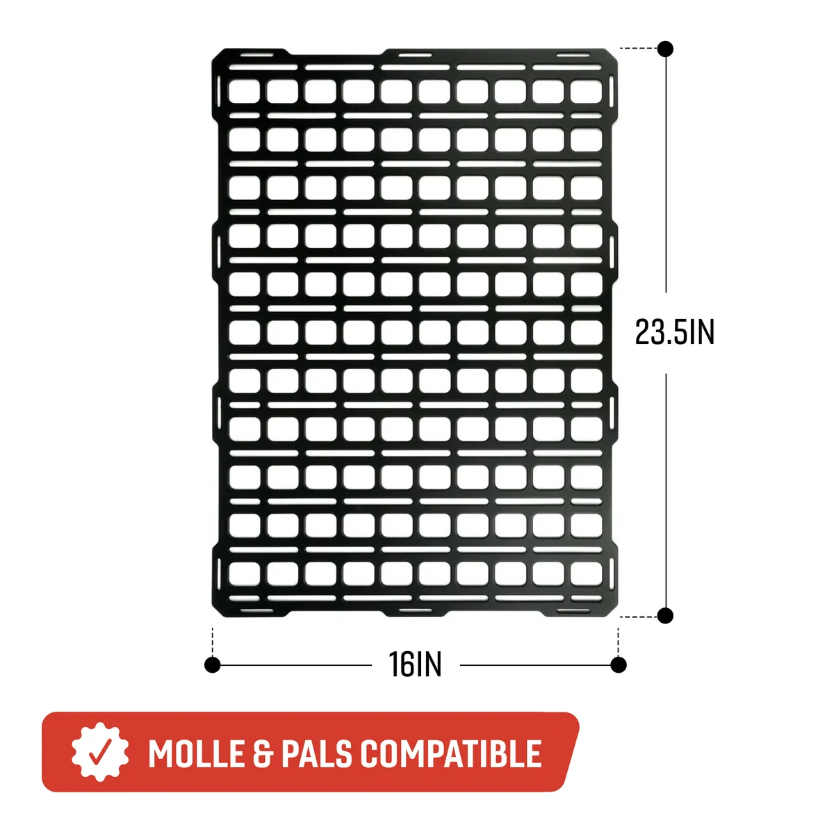 Tech Plate - 16.0" x 23.5" | Universal MOLLE Mounting Panel product image