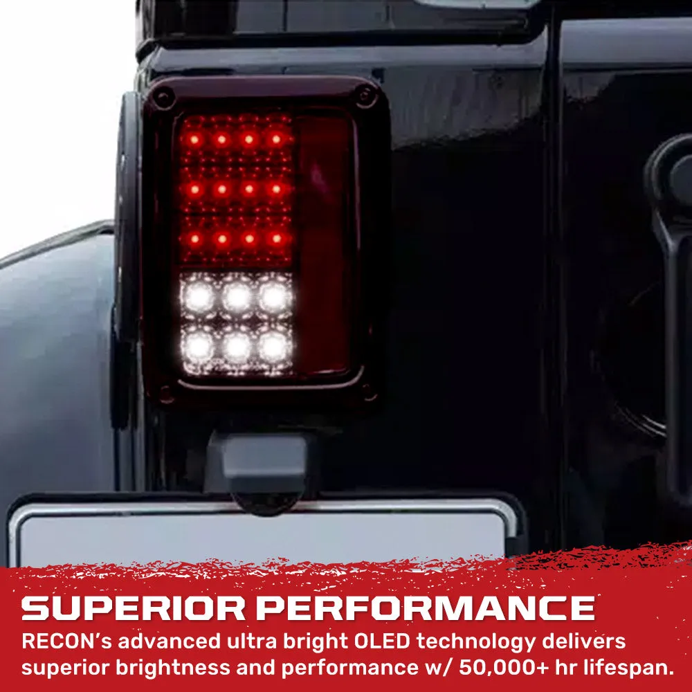 0718 JK Wrangler LED Taillightsred Lens Driver/Passenger product image