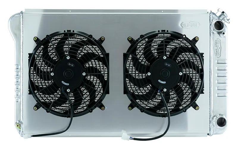77-87 GM Truck 21 Inch LS Swap Aluminum Radiator and 14 Inch Fan Kit Cold Case Radiators product image