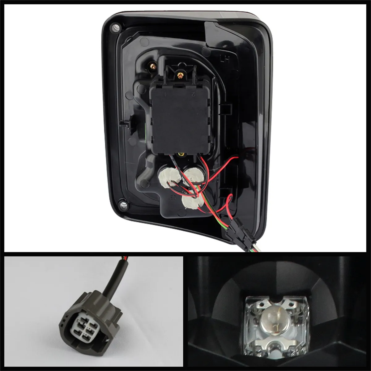 Spyder Jeep Wrangler JK JKU 07-18 LED Tail Lights - Black product image