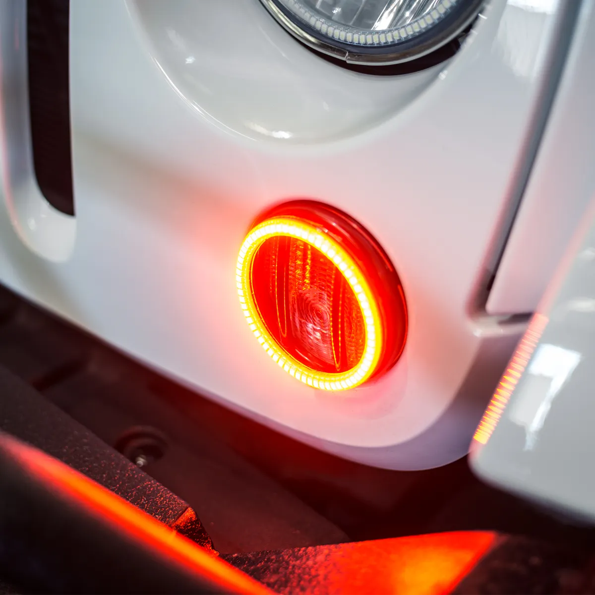 ORACLE Lighting 2007-2017 Jeep Wrangler JK LED Surface Mount Turn Signal Halo Kit product image