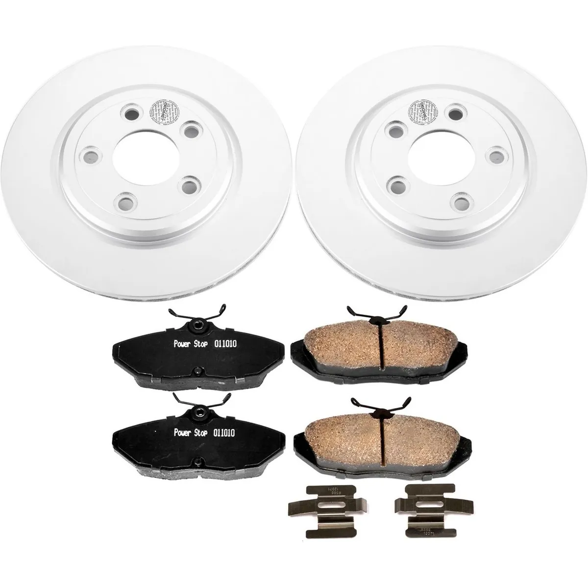 Z17 Geomet Coated Rotor Kit: Genuine Geomet Fully Coated Rotors; Ceramic Pads W/Hardware product image