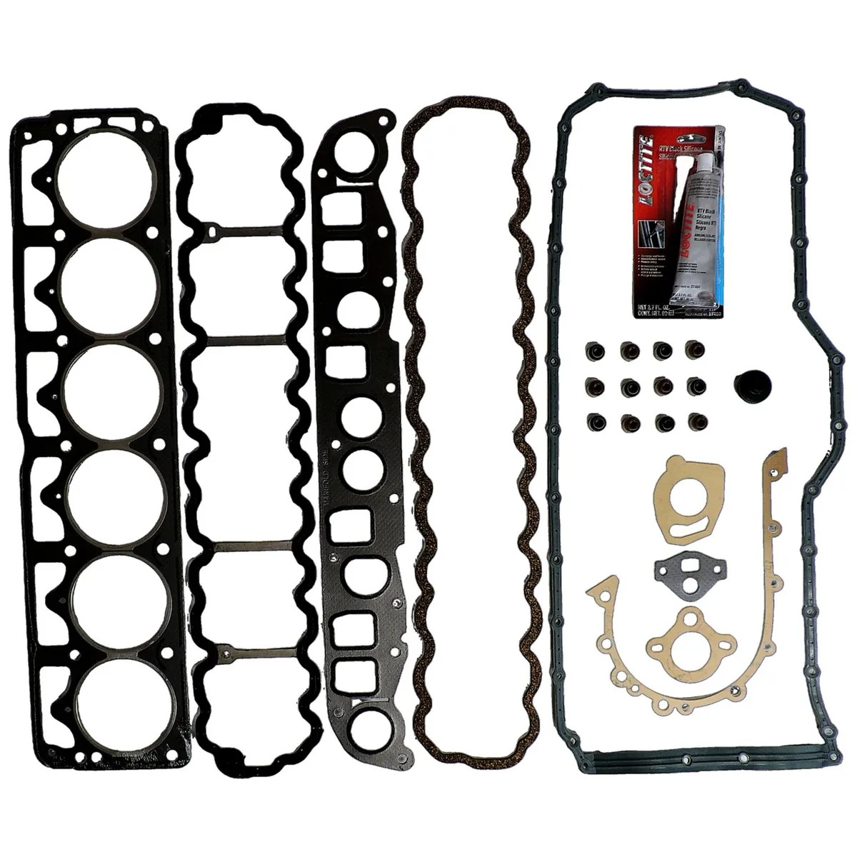 Crown Automotive Jeep Replacement 4636982MK Master Engine Upper Gasket Set for 1991-1999 Jeep TJ, YJ, XJ, MJ, ZJ, ZG w/ 4.0L product image