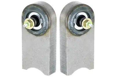 Rock Jock Johnny Joint Kit 97-06 Wrangler TJ/LJ/XJ/MJ Front End Housing 2WD Beam Only Greasable 1/2 Inch Thru Bolts Reqs. Welding RockJock 4x4