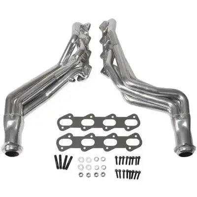 BBK Performance Ford Mustang Cobra Mach 1 1-5/8 Long Tube Exhaust Headers Polished Silver Ceramic 99-04