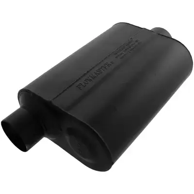 Flowmaster Super 40 Series Muffler 3.00in IN (O) / OUT (C): ea 16 Gauge Aluminized Steel