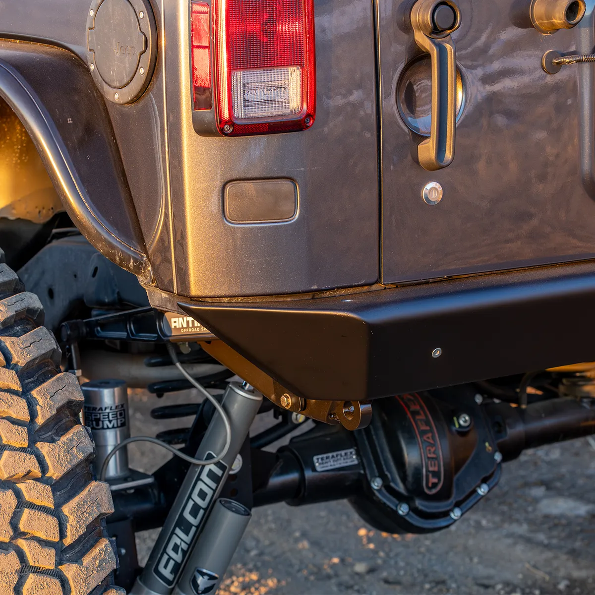 0718 Wrangler Legacy Rear Bumper Kit Raw product image
