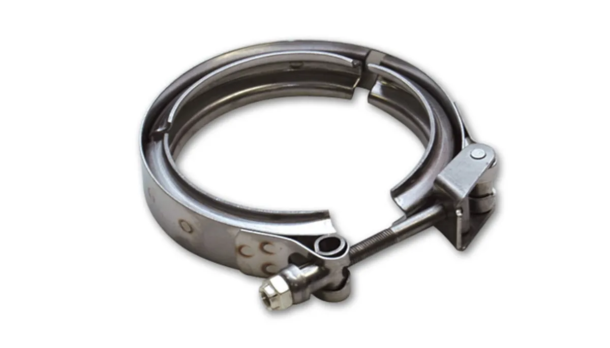 Quick Release V-Band Clamp; 2.25 in. Matiching Tube Size; 2.8125 in. Flange OD; 300 Series Stainless Steel; product image