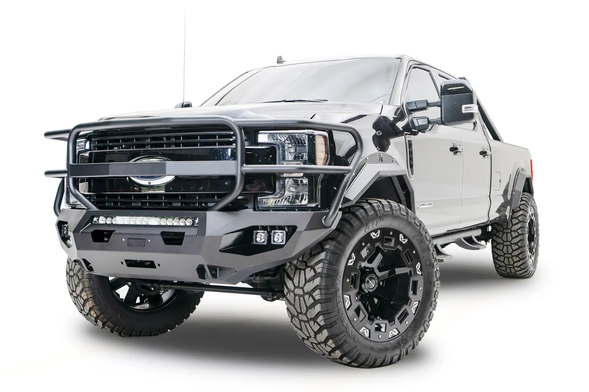 17c F250/F350 sd Matrix Front Bumper w/ Full Grill Guard Acc Compatible product image