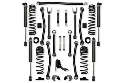 Rock Krawler Front & Rear 3.0in Ultimate Adventure No Limits Systemstage 1 19c Wrangler Jt