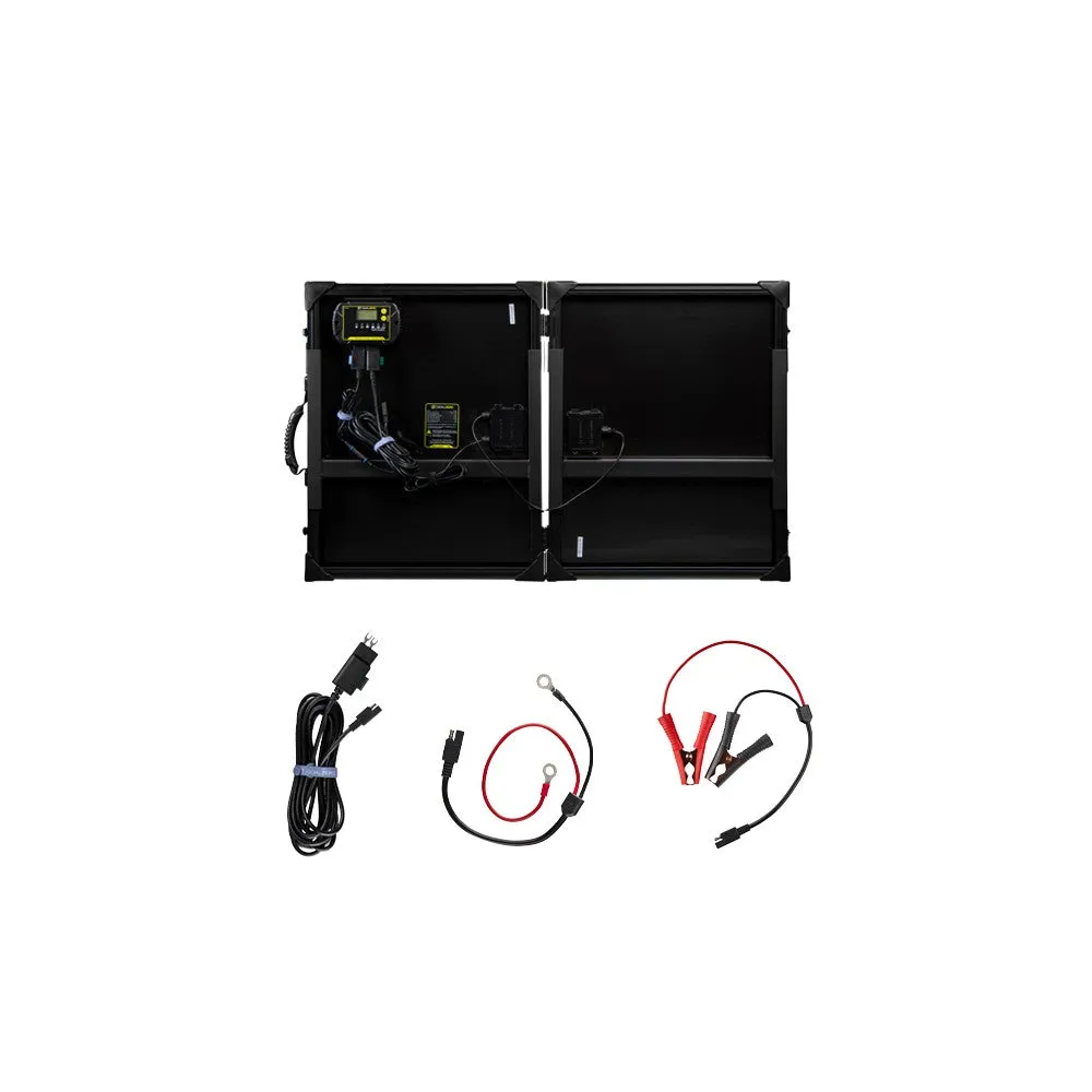 Boulder 100 Watt Briefcase Solar Charging Kit; Portable Solar Panel W/10a Charge Controller product image