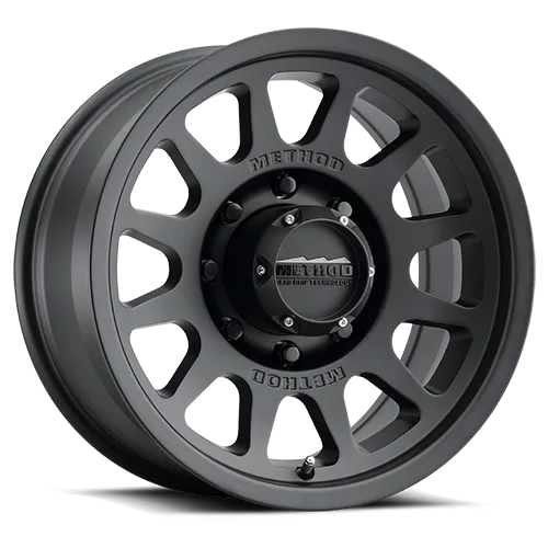 Aluminum Wheels 17x8.5 Bead Grip MR703 Bolt Pattern 8 On 170 Offset 0 Lip Size 1.18 Matte Black MB Method product image