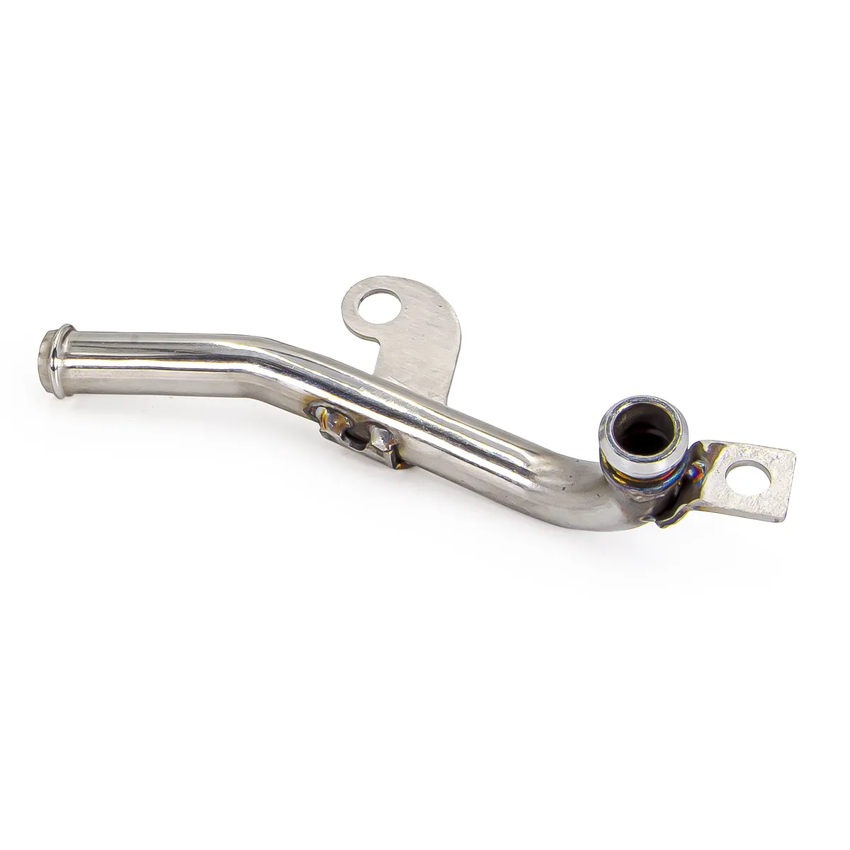 Pacific Performance Engineering 304 Stainless Steel Coolant Reroute Tube OEM bend thermostat to EGR - 2004.5-2007 GM 6.6L Duramax
