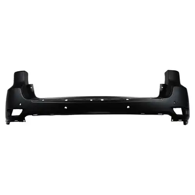 Crown Automotive Jeep Replacement Bumper Fascia; w/o SRT or Trackhawk Package; w/ Parallel Park Assist; w/ Side Blind Spot Detection; Black Primed Finish;