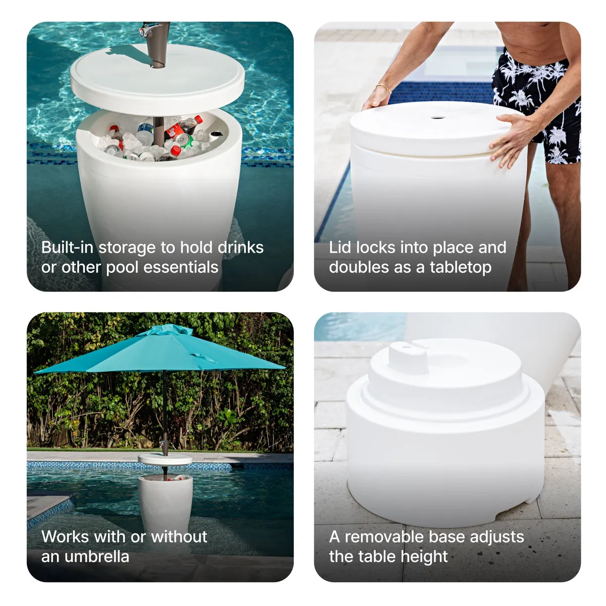 Vero In-Pool Shade Table™ with Storage product image