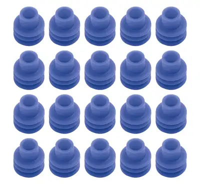 Quickcar Racing Blue Weatherpack Seals 20 pack