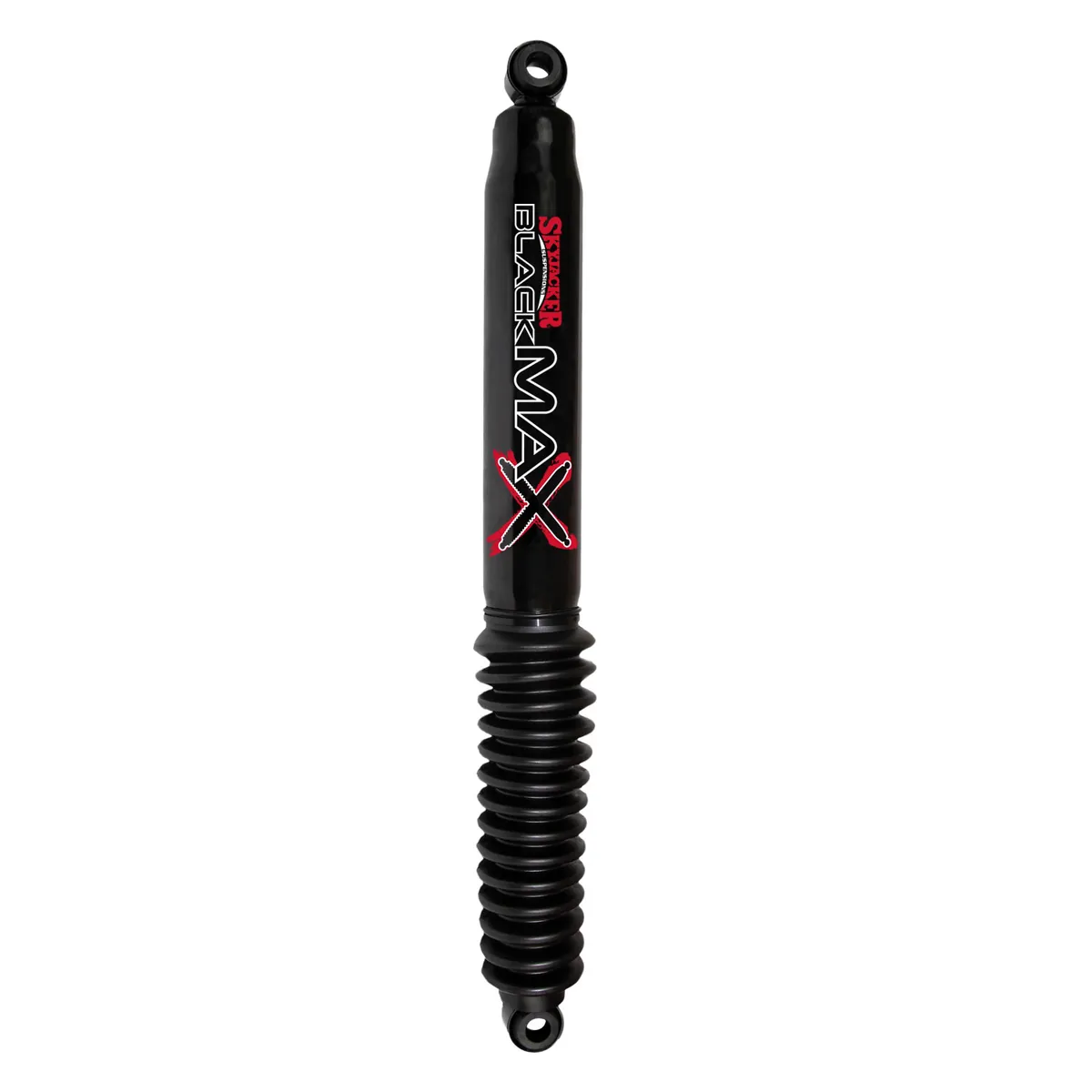 Black MAX Shock Absorber 55-60 Jeep 61-98 Dodge/Chevy w/Black Boot 24.84 Inch Extended 14.82 Inch Collapsed Skyjacker product image