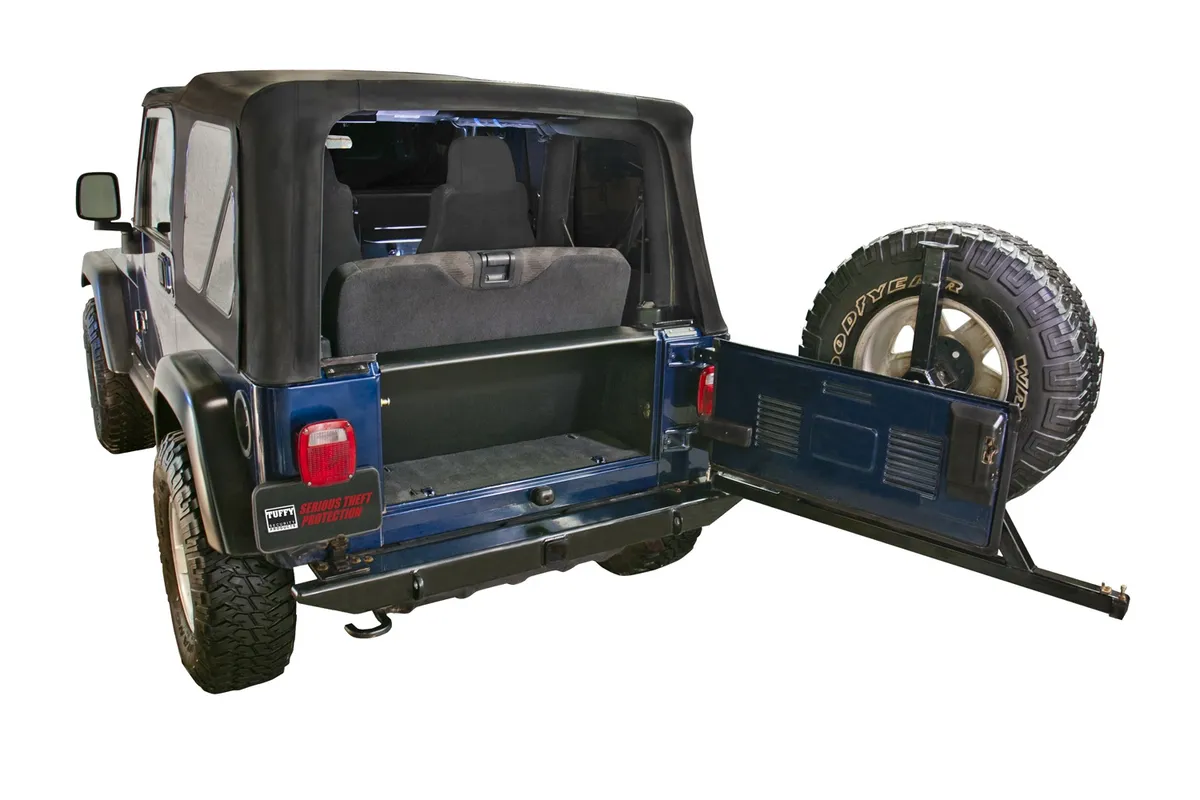 9706 Wrangler Tailgate Security Enclosure Black product image