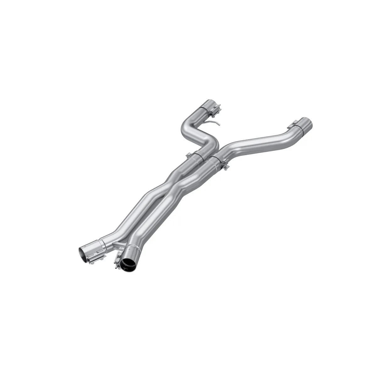 Armor Pro Resonator Bypass; 3 in.; Incl. Front Pipe Assembly/X-Pipe Assembly/Hardware; T304 Stainless Steel; product image