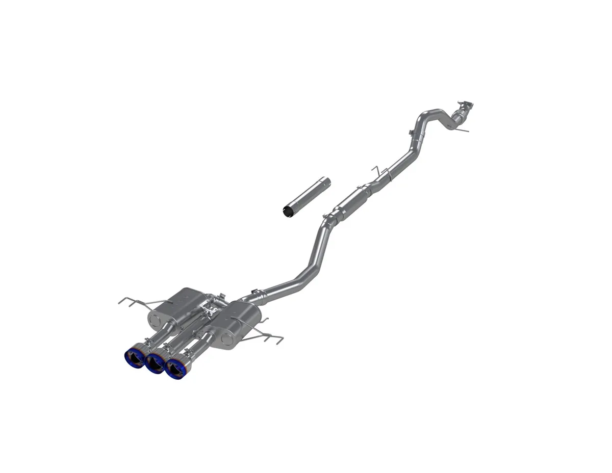 2024-up Acura Integra Type-S 2.0L 3 Inch Cat-Back Exhaust System, Armor Pro T304 Stainless Steel Triple Center Outlet with Burnt End Tips, Active Exhaust, MBRP product image