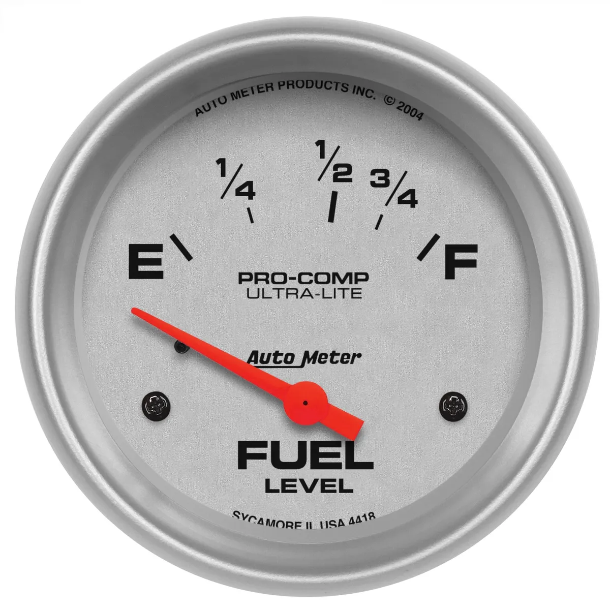 Gauge, Fuel Level, 2 5/8", 16OE to 158OF, Elec, Ultra-Lite product image