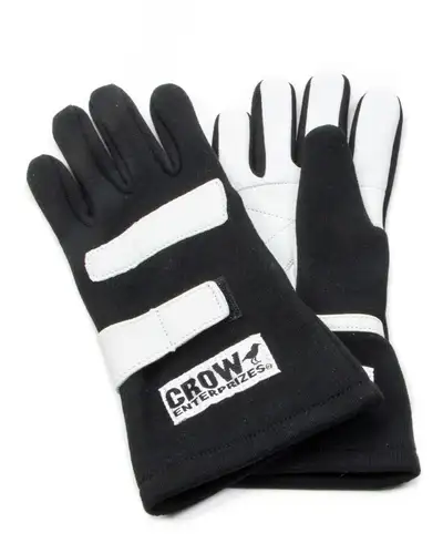 crow safety Gloves Large Black Nomex 2-Layer Standard