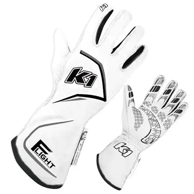 K1 RaceGear Gloves Flight X-Large White