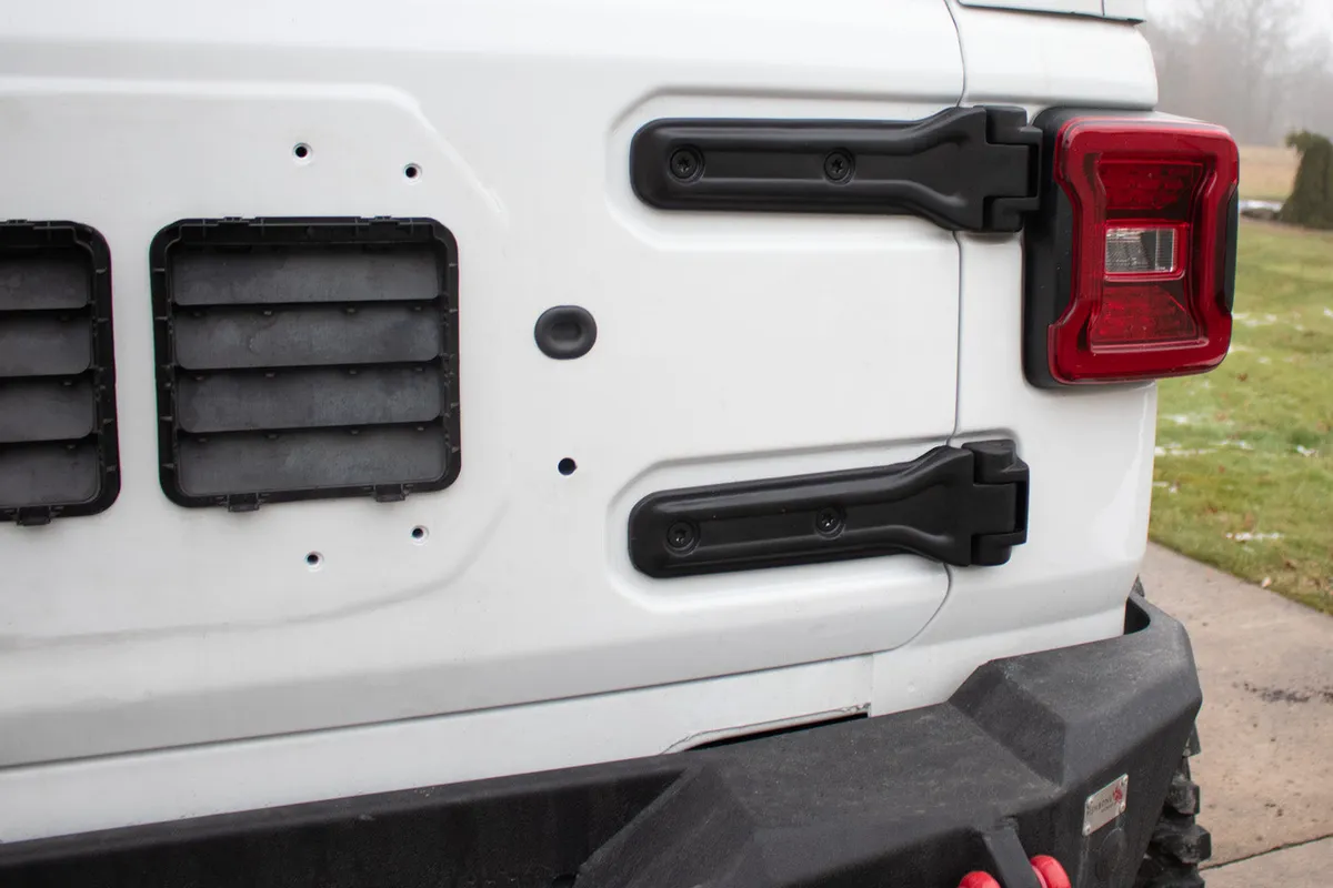 Kentrol Tailgate Hinge Set for 2018-2027 Jeep Wrangler JL 80736 product image