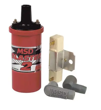 MSD Blaster 2 Series Ignition Coil/Ballast Resistor/Red