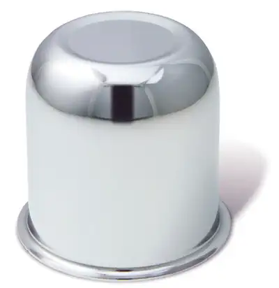 Gorilla Hub Covers Chrome Bulk 2.67in od Closed