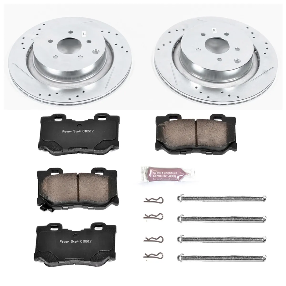 Z23 Evolution Brake Kit Rear 2009-2013 Infiniti Fx50 2013 Infiniti M35h 2011-2013 Infiniti M37 2013 product image