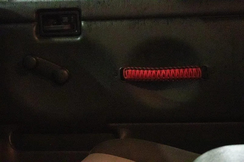 Fishbone Offroad Red Paracord Door Handles for 1997-2006 Jeep Wrangler FB55286 product image