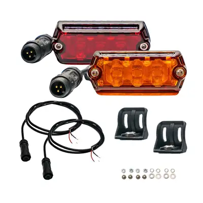 ARB Nacho Offroad Technology NANO Scene Red/Amber Lights - 2 Pack