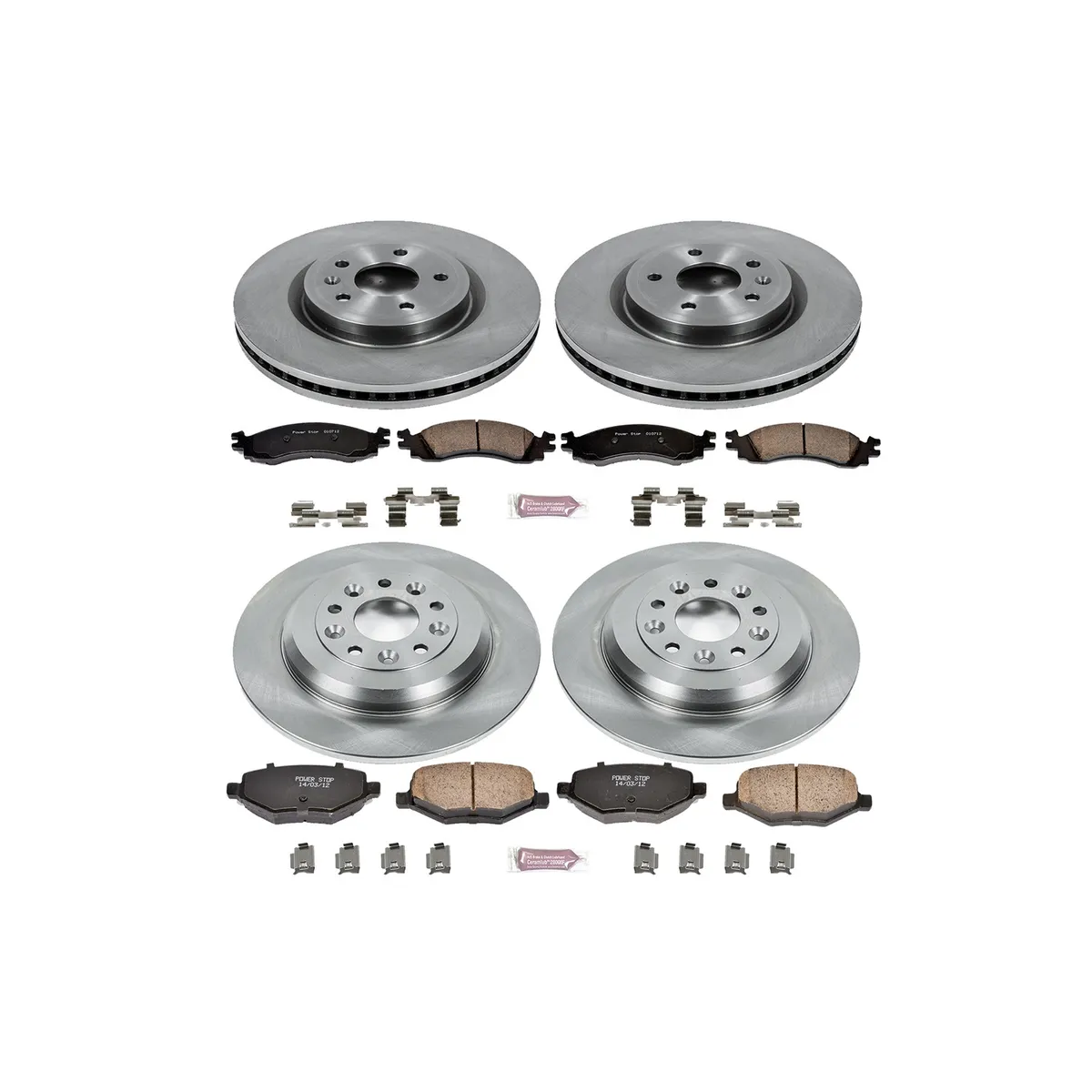 Z17 Direct Replacement Kit: Rotors; Ceramic Pads W/Hardware product image